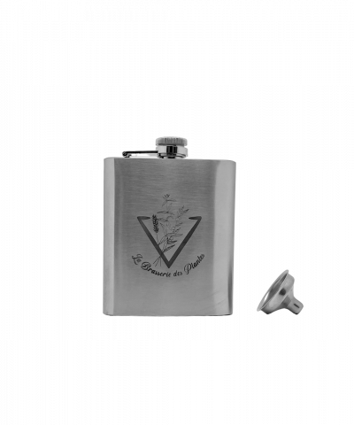 Flasque 20cl + Entonnoir — liqueur artisanale aux plantes de Haute-Loire