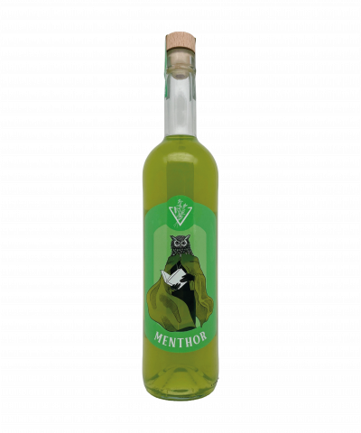 Le Menthor — liqueur artisanale aux plantes d'Auvergne