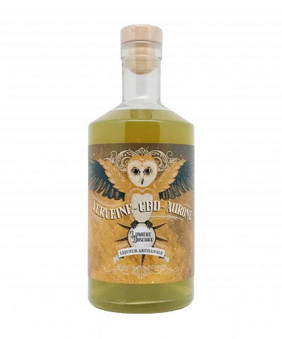 Verveine CBD Aurone — liqueur artisanale aux plantes oubliées